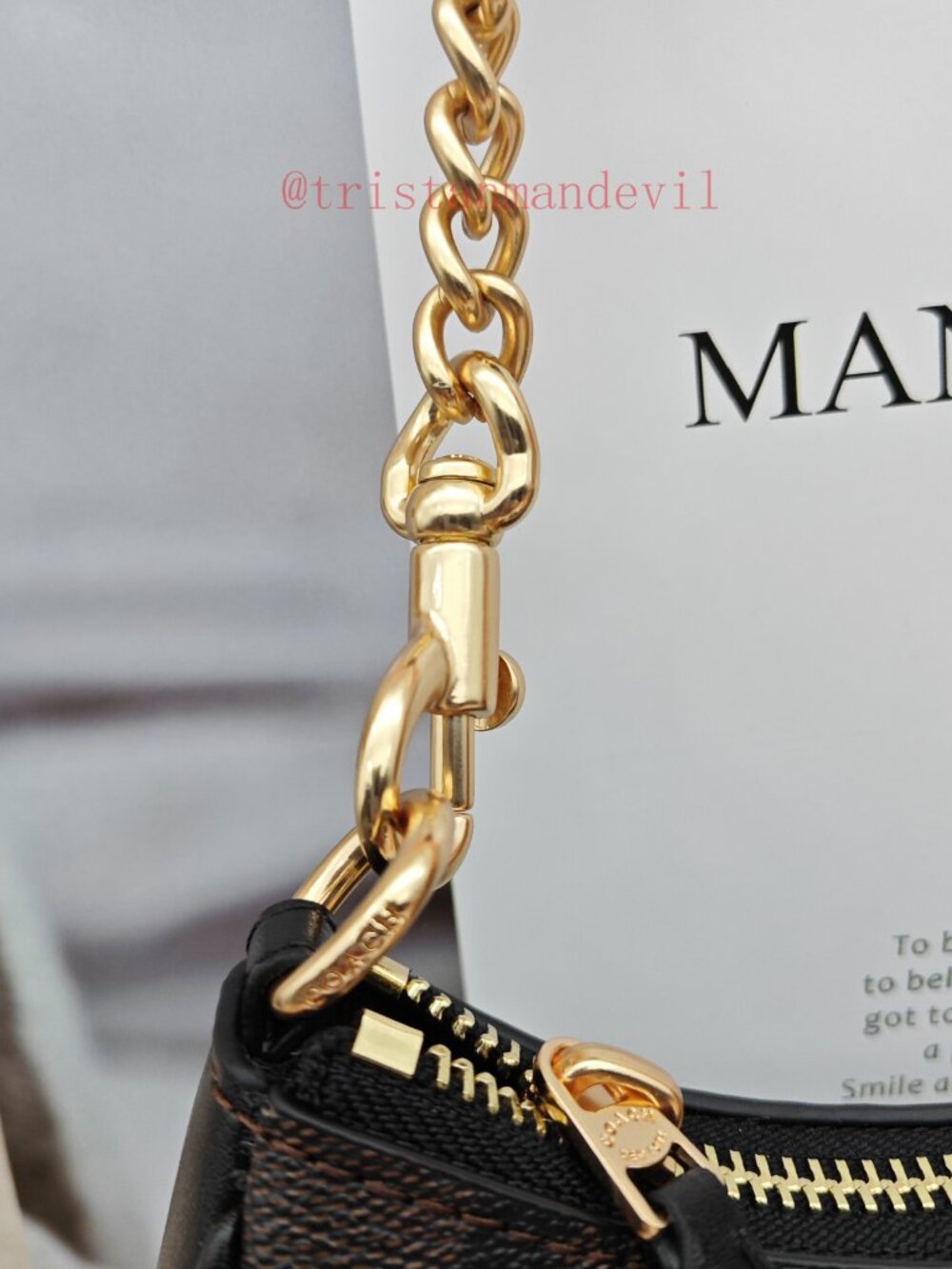 coach Teri Shoulder Bag In Signature Canvas black - Picture 4 of 13